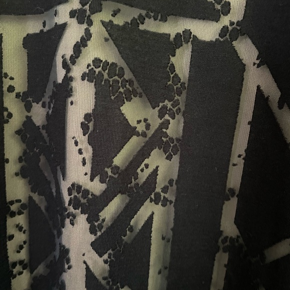 EUC Apt. 9 Burnout Dress with Handkerchief Hem Sz L - Picture 3 of 5